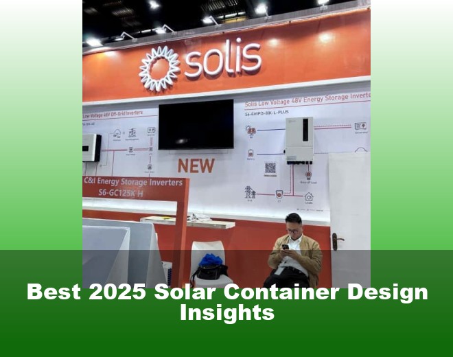 Best 2025 Solar Container Design Insights